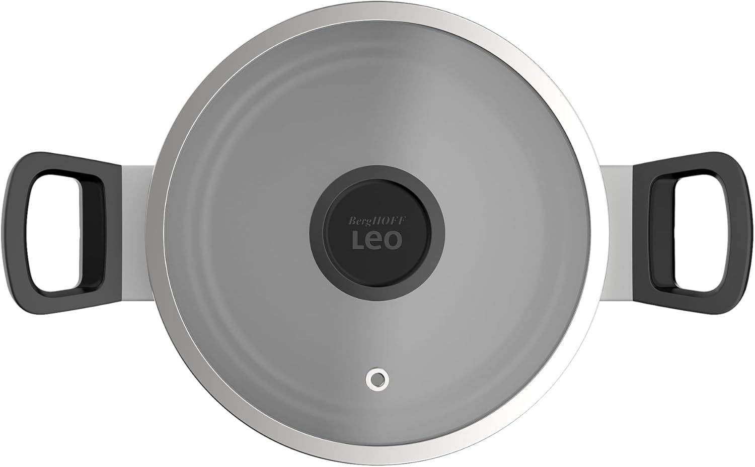 Berghoff Leo Glints 3qt Stockpot with Glass Lid and CeraGreen Coating