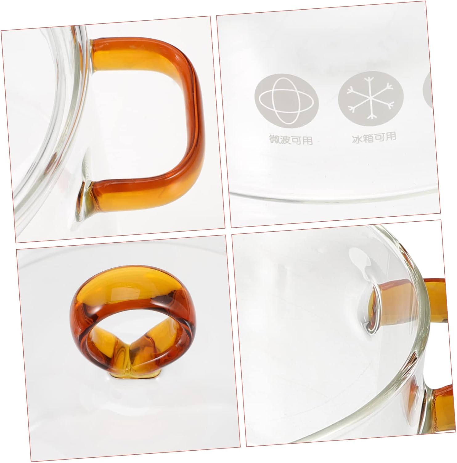 Double Handle Glass Soup Pot