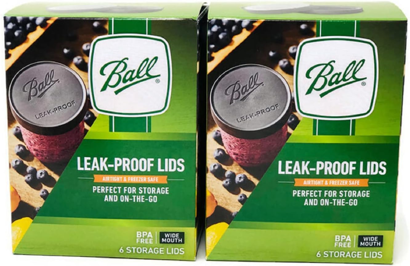 Ball Leak-Proof Plastic Mason Jar Lids Wide