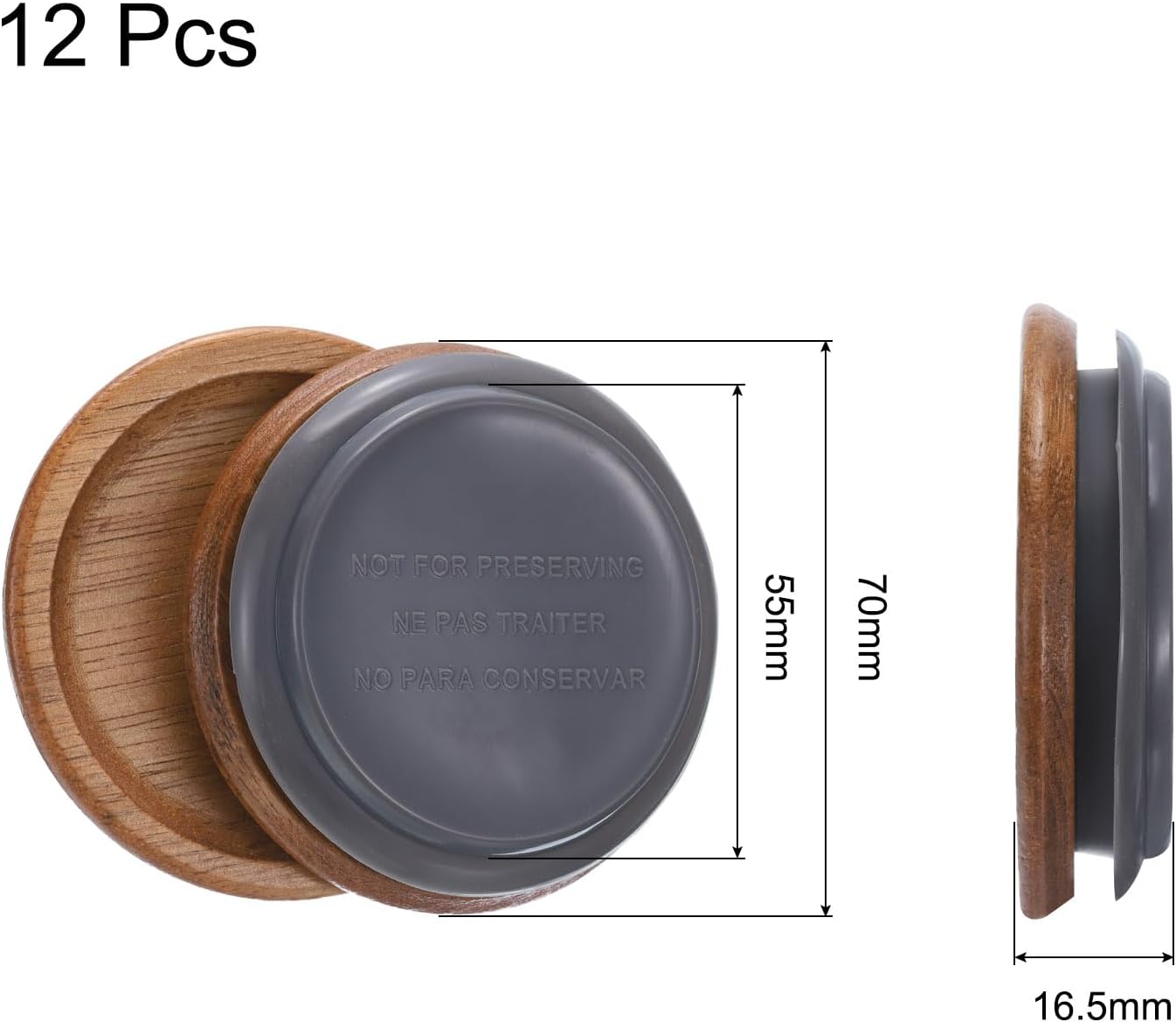 12 Count Mason Jar Lids