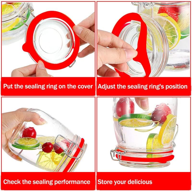 Leak-Proof Silicone Gaskets for Mason Jars