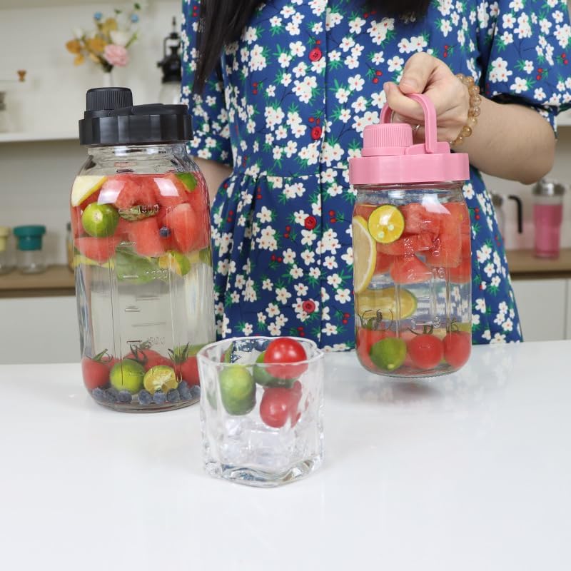 ZSLITP 2-Piece Pour Spout Lid Airtight for Mason Jars