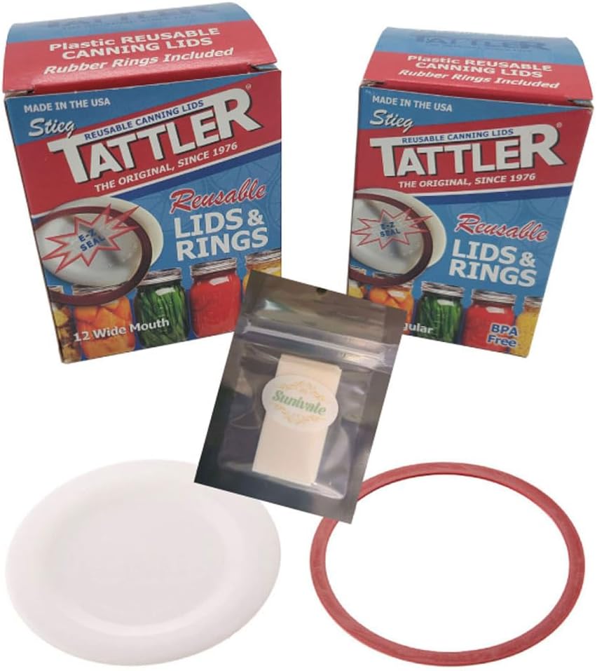 Sturdy Jar lids latitude free made in USA