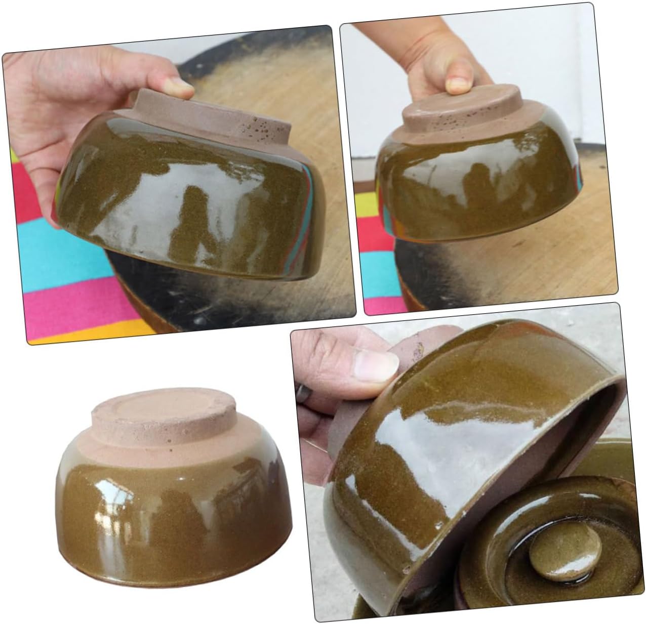 Reusable Ceramic Jar Lid for Pickles Fermenting