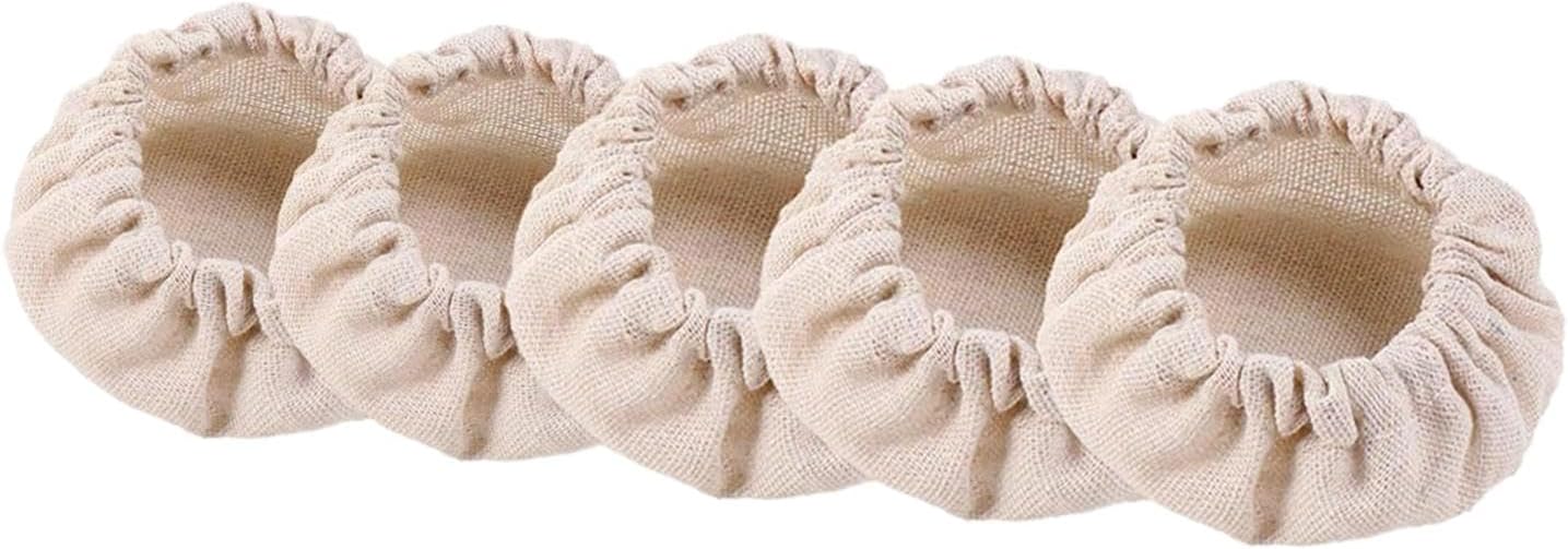 5-Piece Cloth Jar Covers for Canning Starters