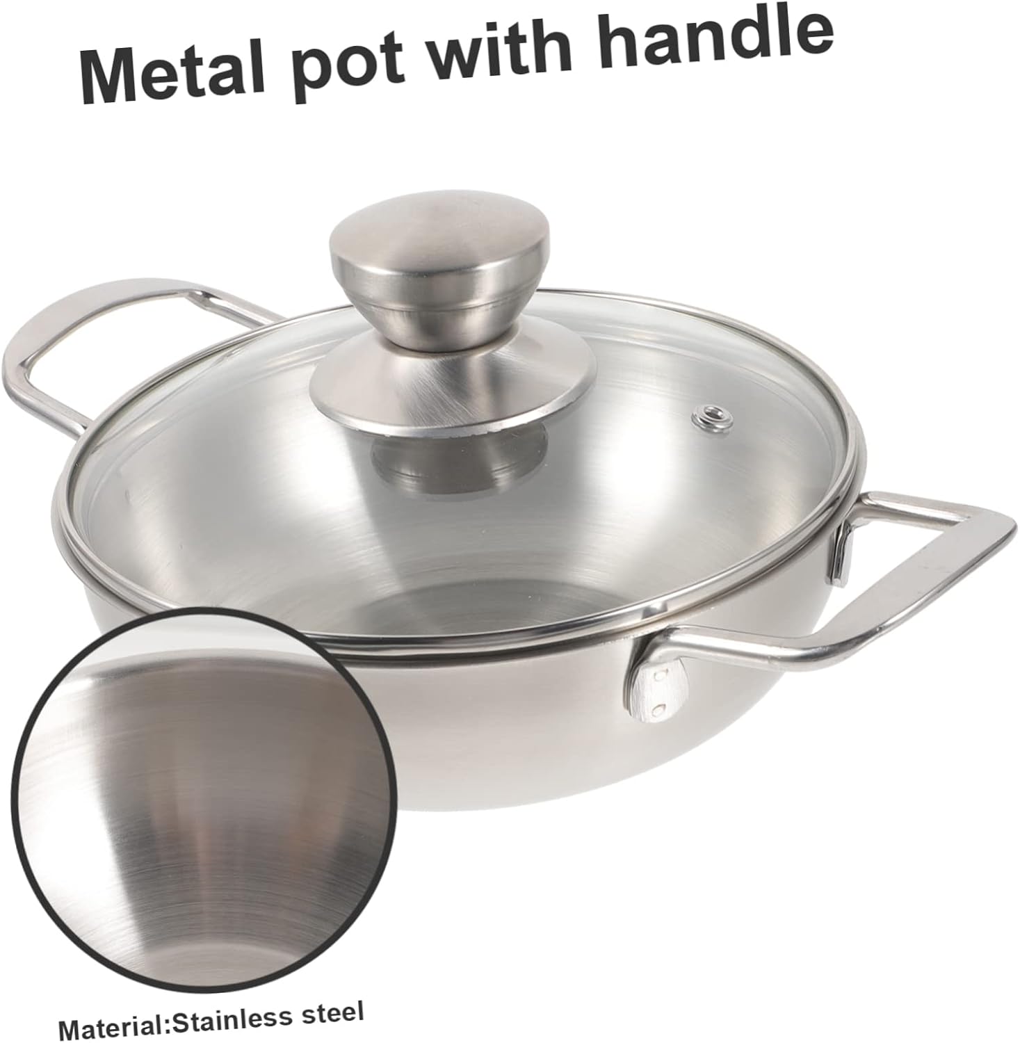 VANZACK Mini Hot Pot Frying Pan
