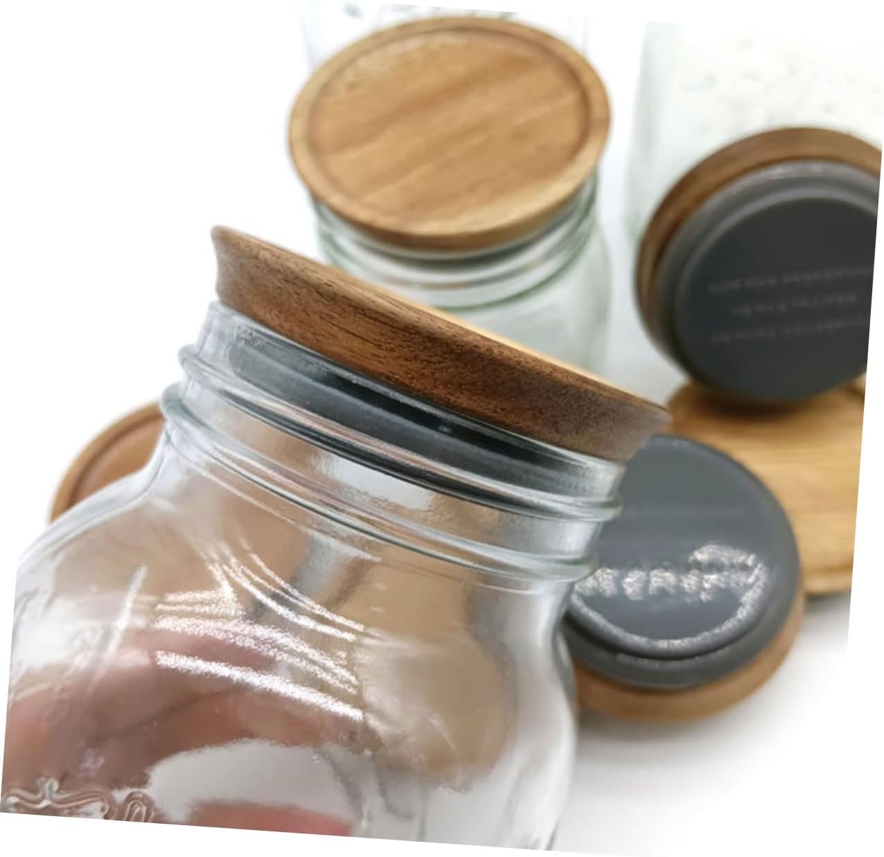 Perfect Silicone Wooden Jar Lids for Airtight Storage