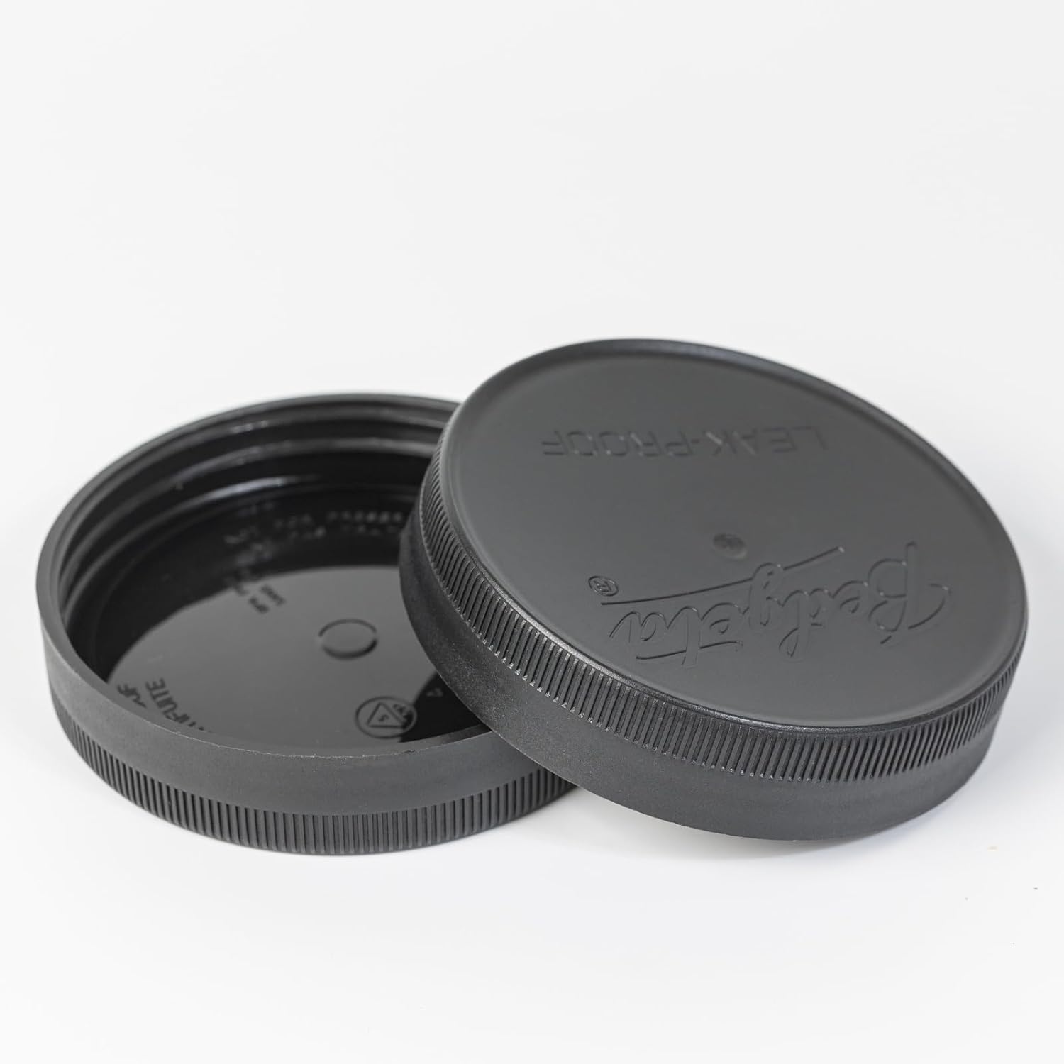 9-Piece Set of Black Mason Jar Lids with Reusable Wide Mouth Design