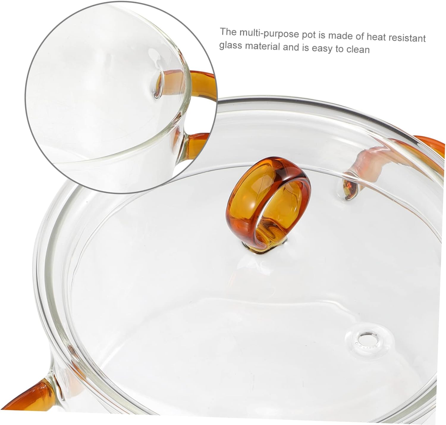 HOLIDYOYO Multipurpose Stovetop Stockpot with Lid and Handles