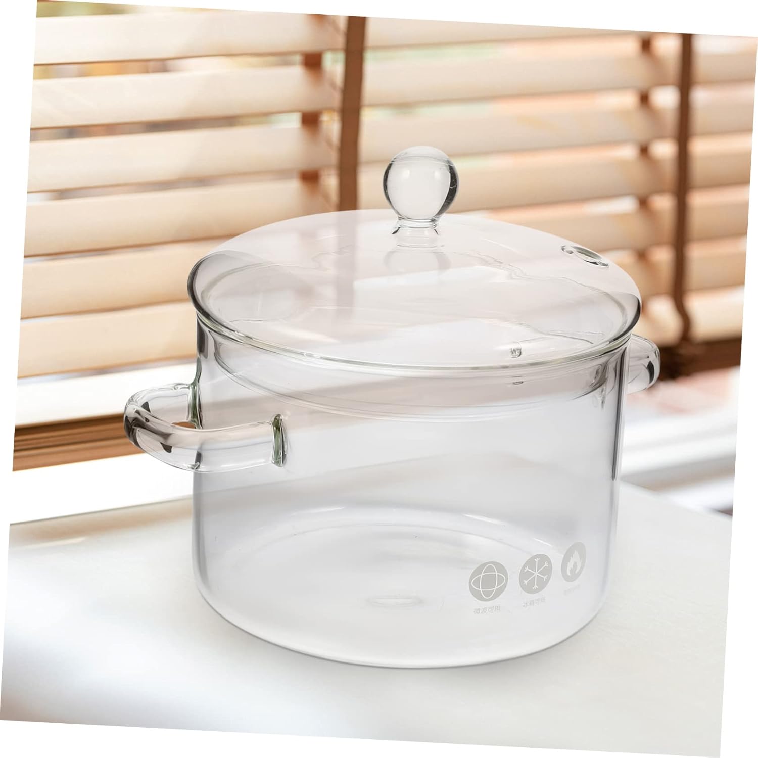 DECHOUS High Borosilicate Glass Stockpot