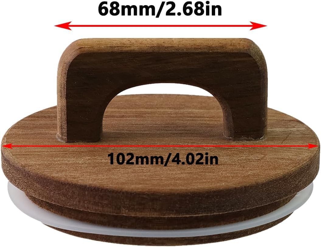 Antrader 4-Piece Wooden Storage Lids