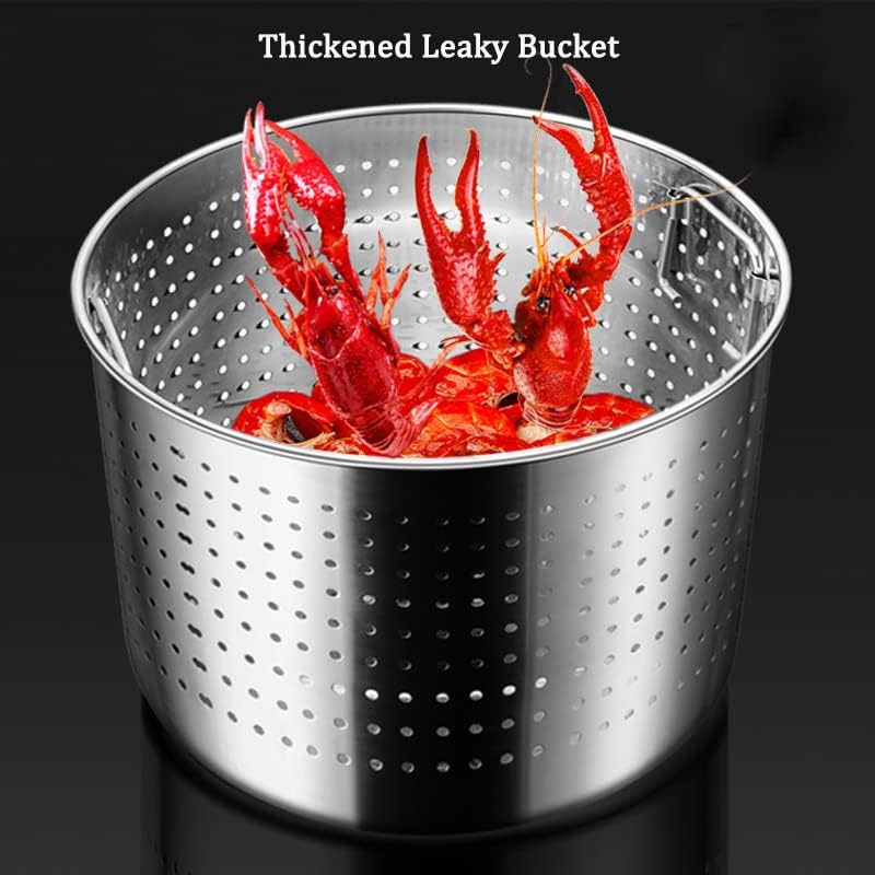 Stainless Steel Stockpot 27-63 qt Multi-Purpose Cooking Pot