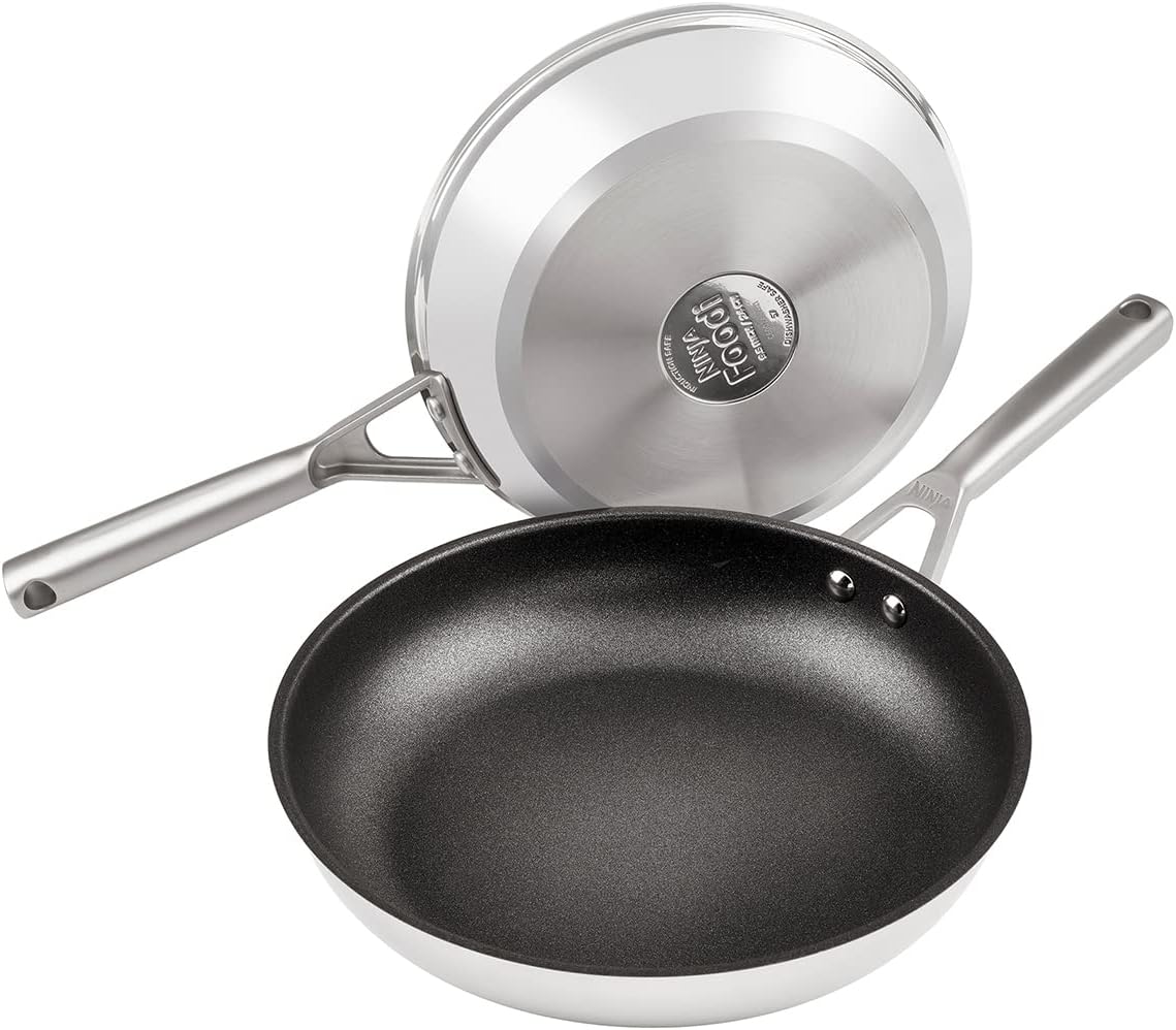 Ninja ZEROSTICK 2-Piece Frying Pan Set Non-StickDishwasher Safe