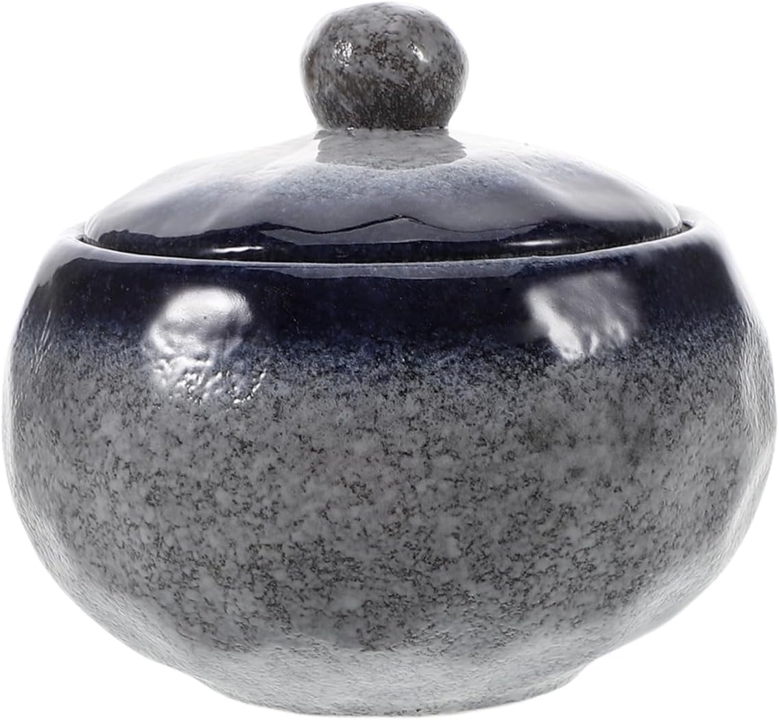 Cabilock Japanese Ceramic Stew Pot with Lid Pattern