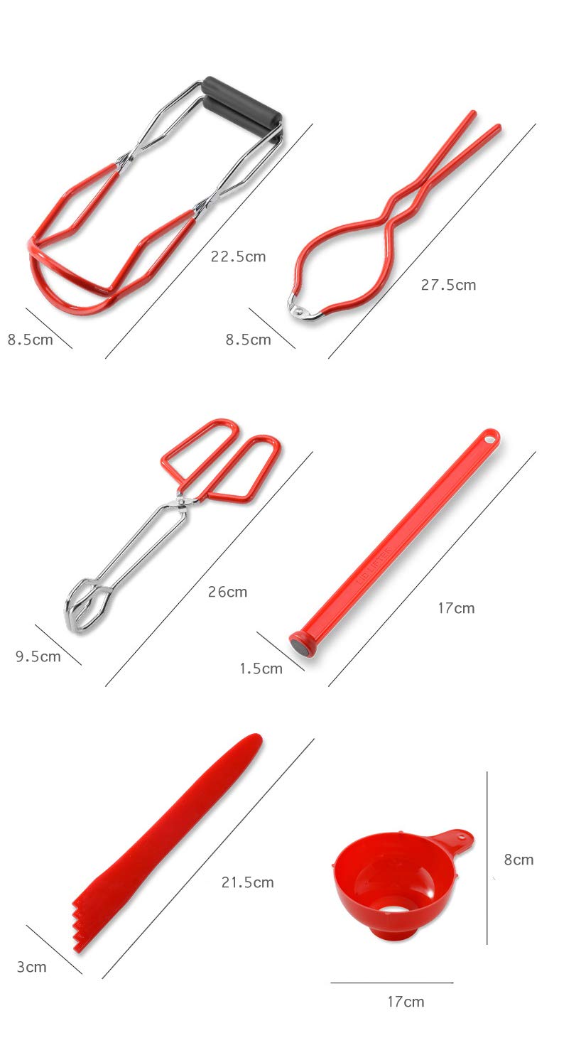 Zoofen Canning Kit 6 Pcs - Durable Starter Set for Canning