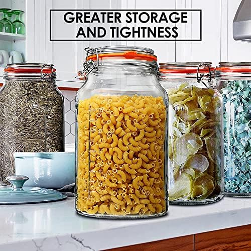 Super Wide-Mouth Leak-Proof Glass Jars for Canning