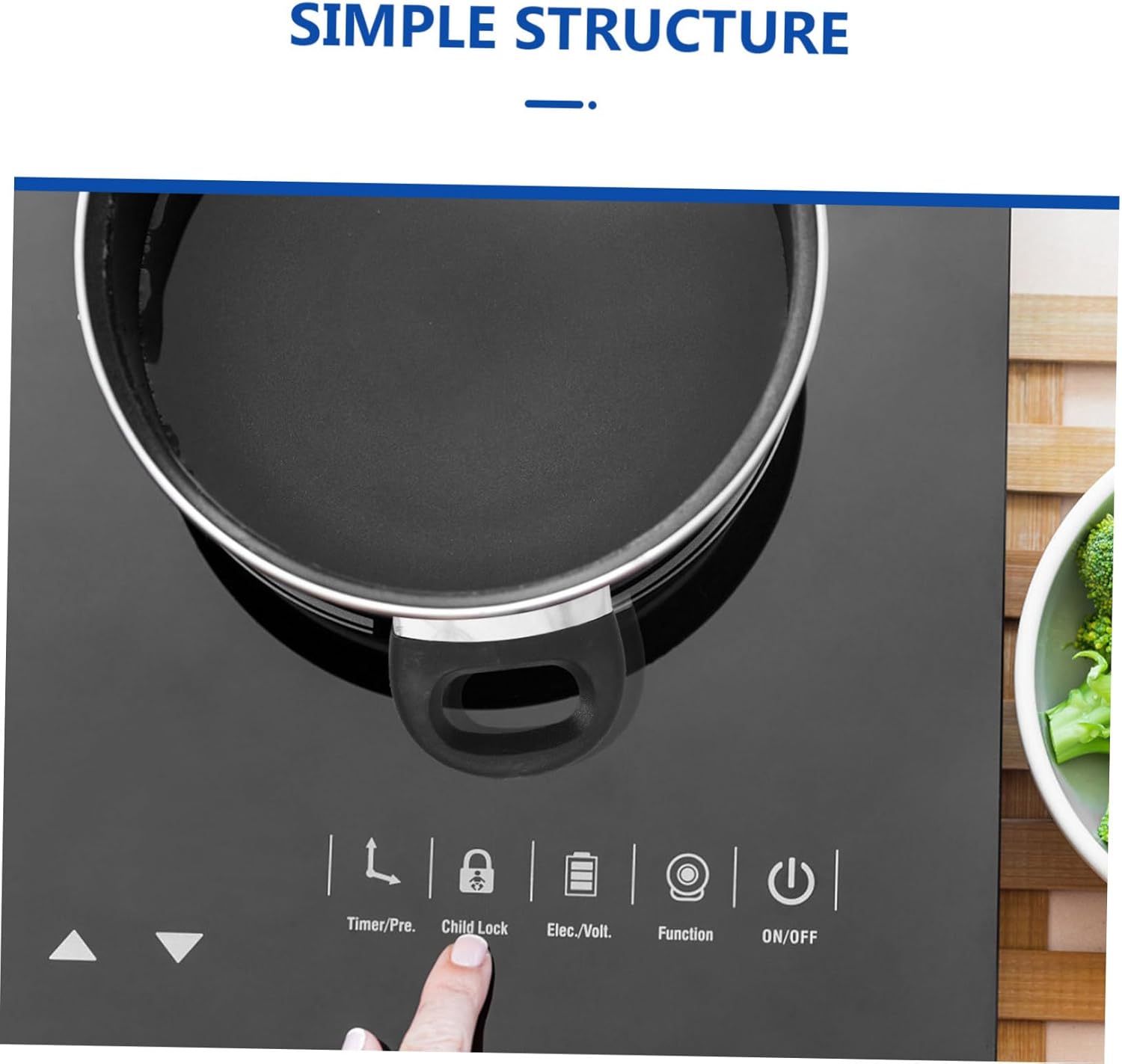 Sturdy stainless steel pot ear replacement for induction stoves