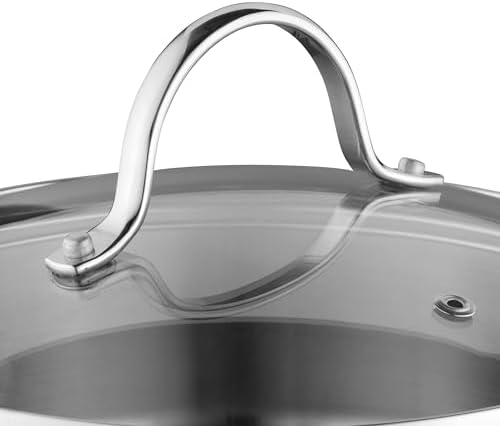 Berghoff 1810 Stainless Steel Stockpot with Glass Lid Professional Cooking Kit