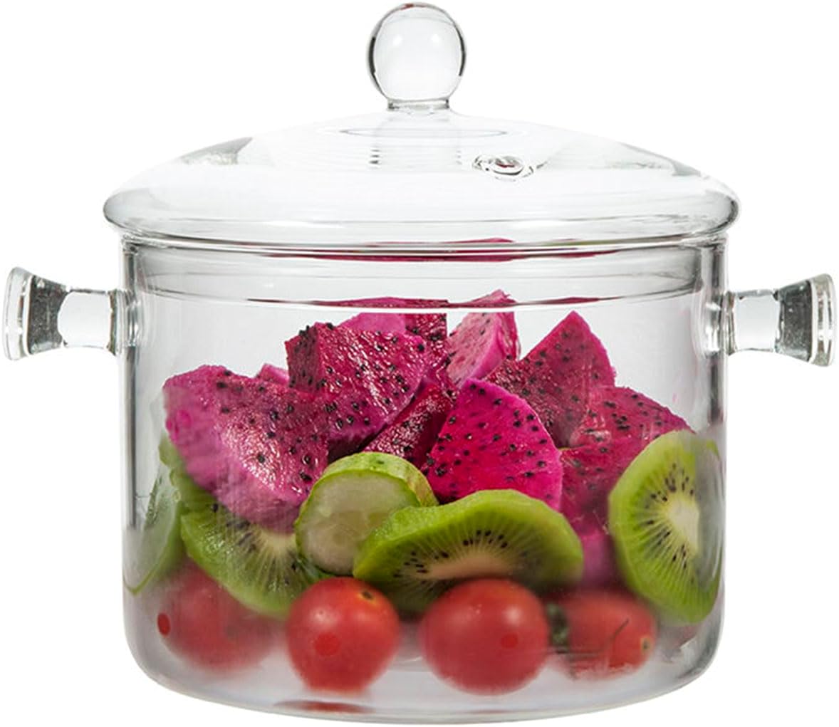 Fast-Secure Fine Glass Cooking Pot 15L