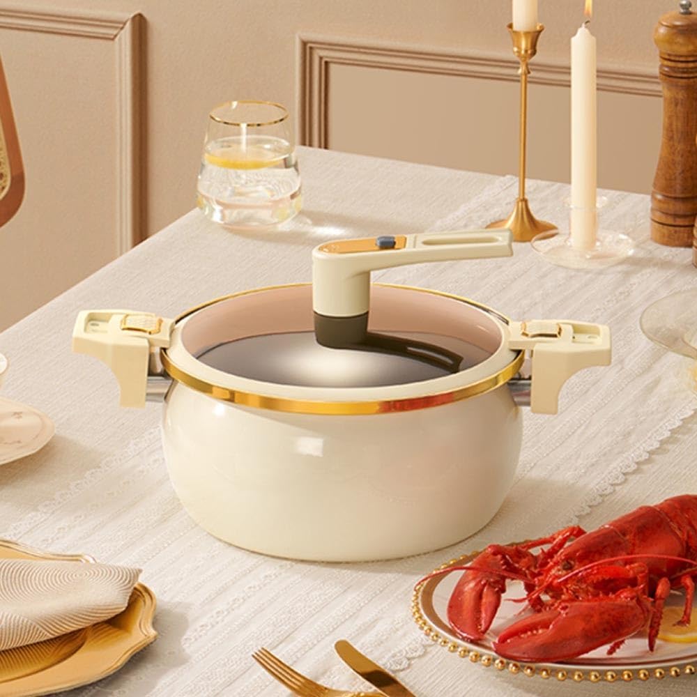Modern Stock Pot with Glass Lid