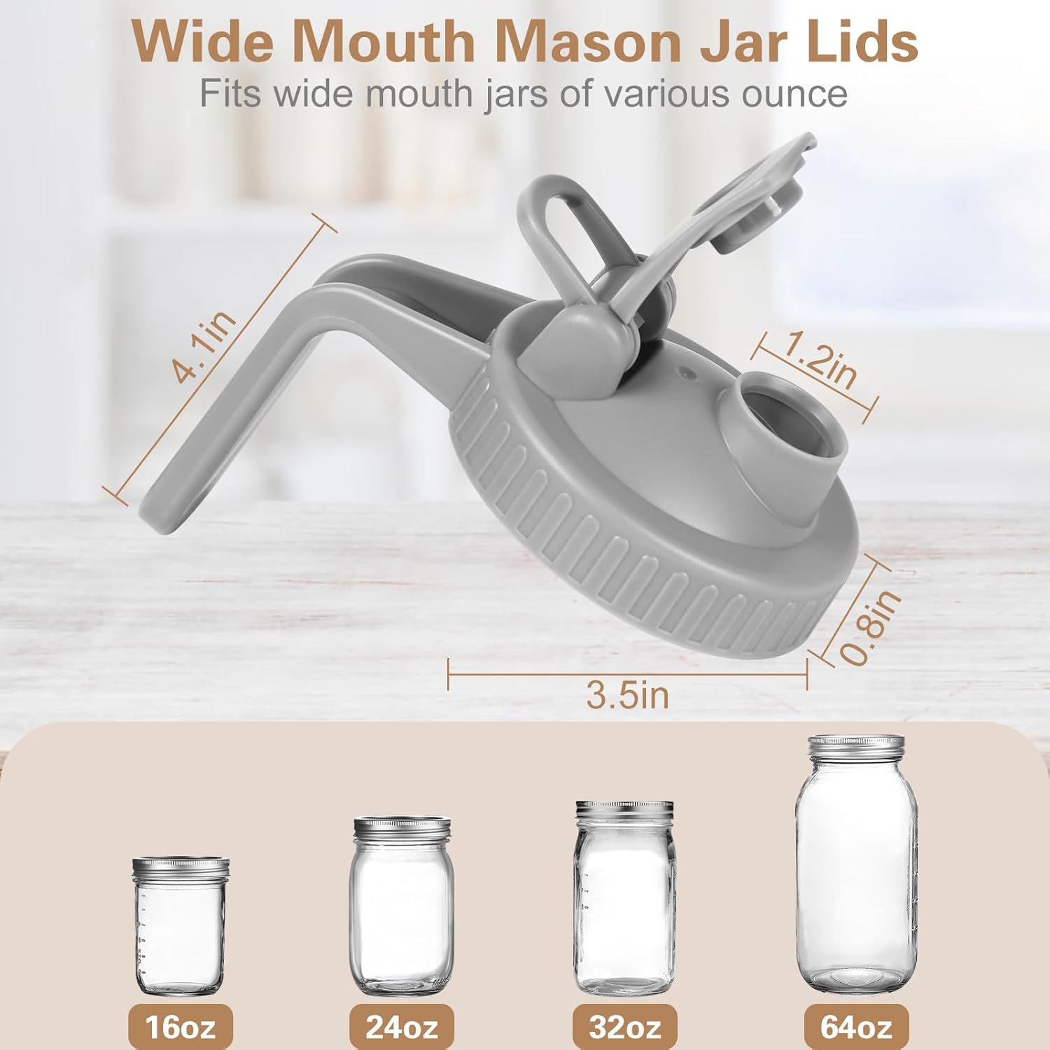 Leak-Proof Mason Jar Lid for Cold Brew Coffee More