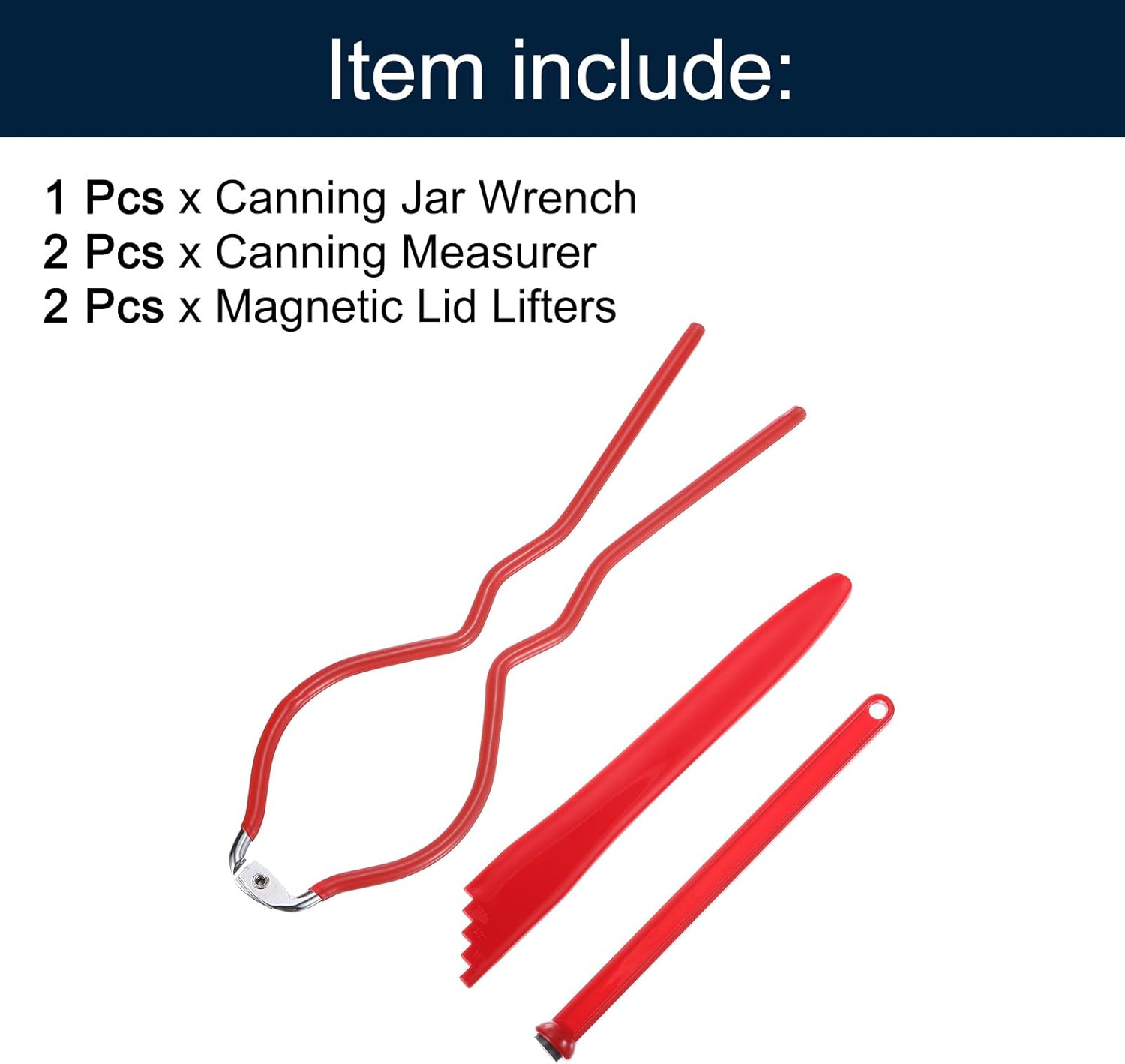 Canning Tools Kit with Measurer Jar Opening Tool to Ensure Perfect Canning Results