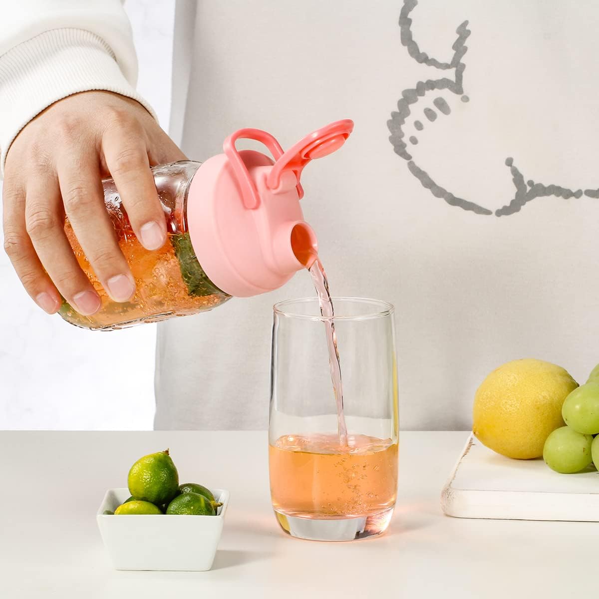 AIEVE Compact Mason Jar Lid Set for Reusable Storage