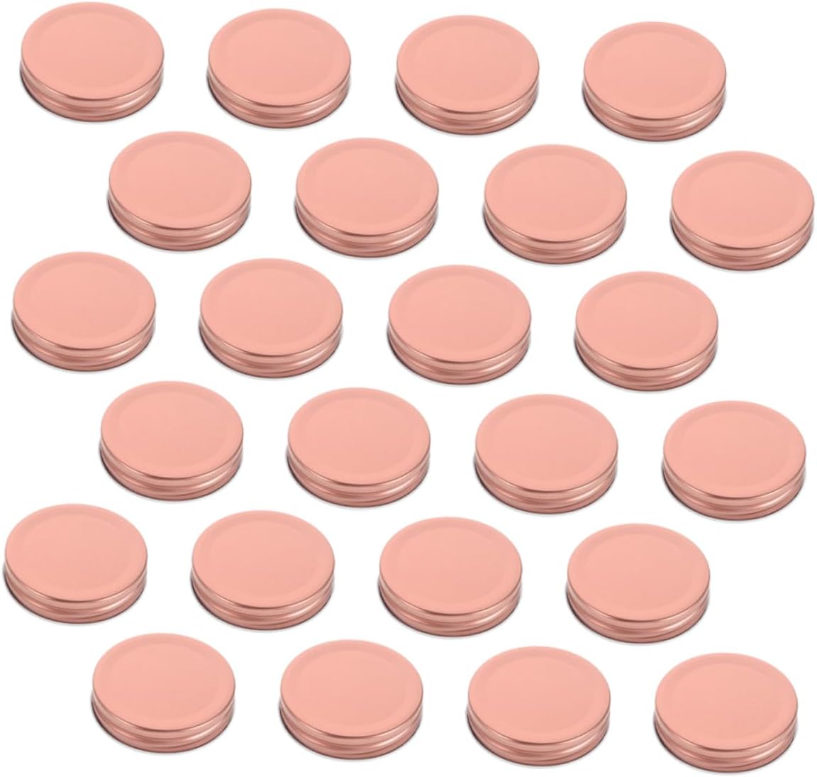DECHOUS 24pcs 70mm Wide Mouth Reusable Mason Jar Lids Leak-Proof Preserving
