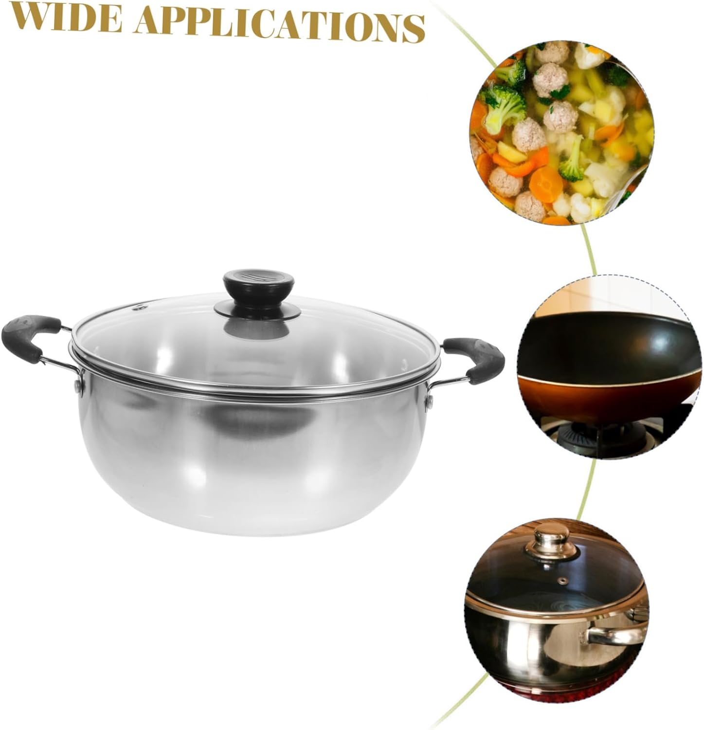 Rust-Proof Stainless Steel Steamer Pot