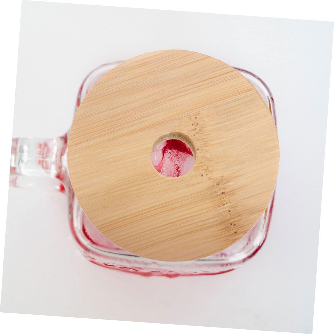 4-Piece Mason Jar Lids with Straw Holes
