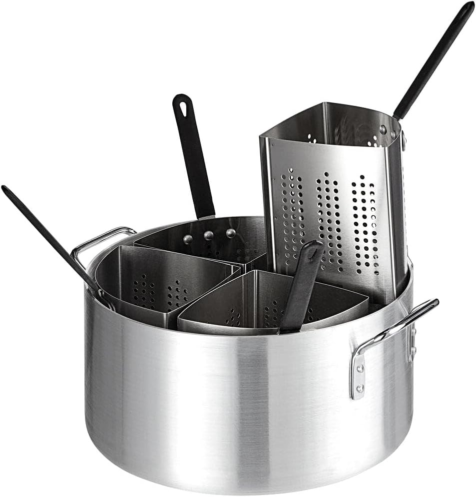 Versatile 5-Piece Multipot Set for Pasta Vegetables