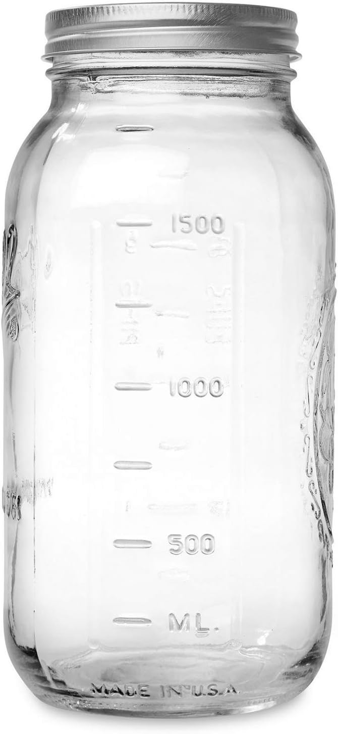 Authentic Matheny 64oz Mason Jar
