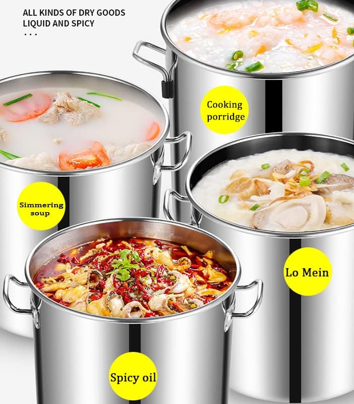 Stainless Steel Stockpot - Heavy Duty for Cooking Boiling in the Kitchen
