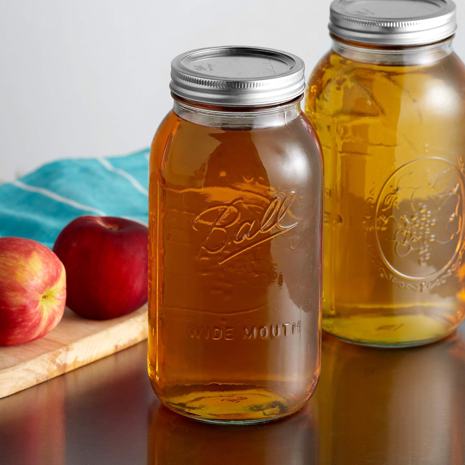 Authentic Matheny 64oz Mason Jar