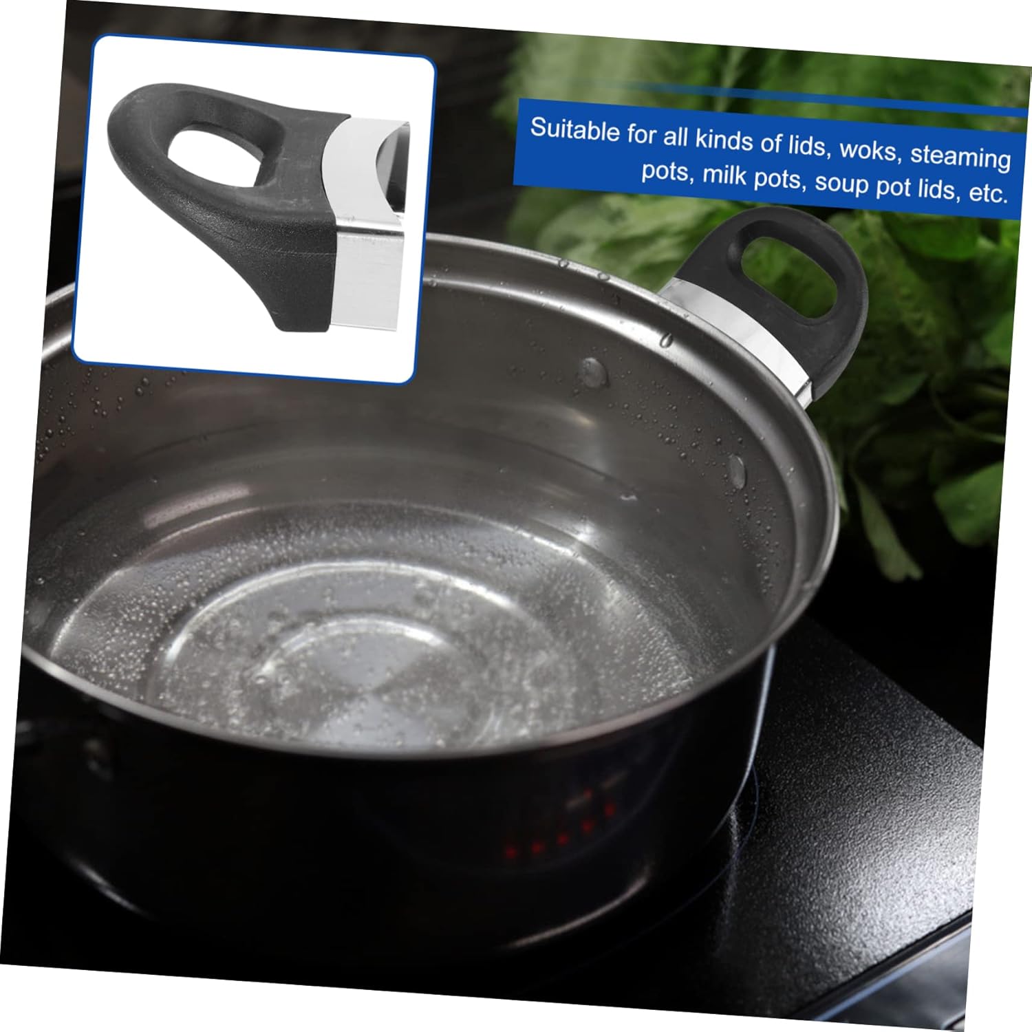 Sturdy stainless steel pot ear replacement for induction stoves