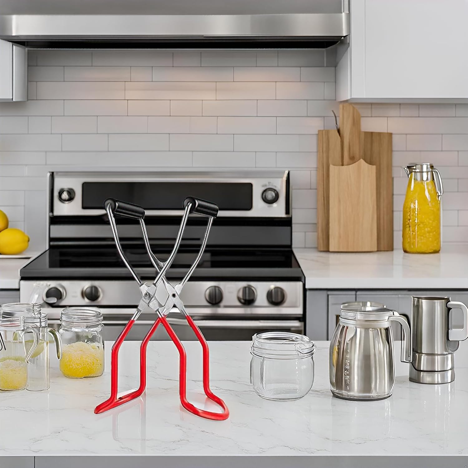 Oriflame Canning Jar Lifter Tongs - Safe Easy Jar Lifting Tool