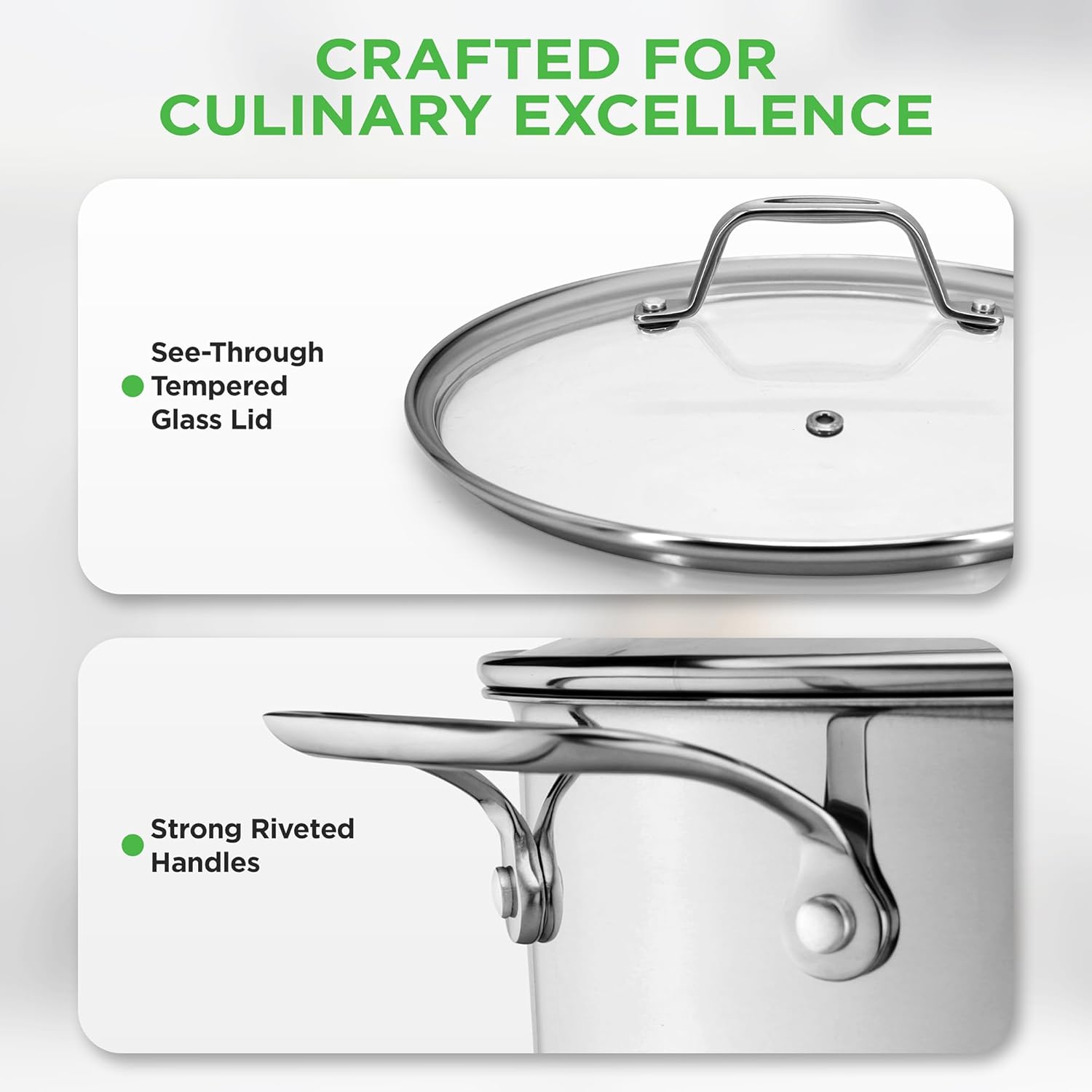 6-Quart Stainless Steel Stock Pot by NutriChef
