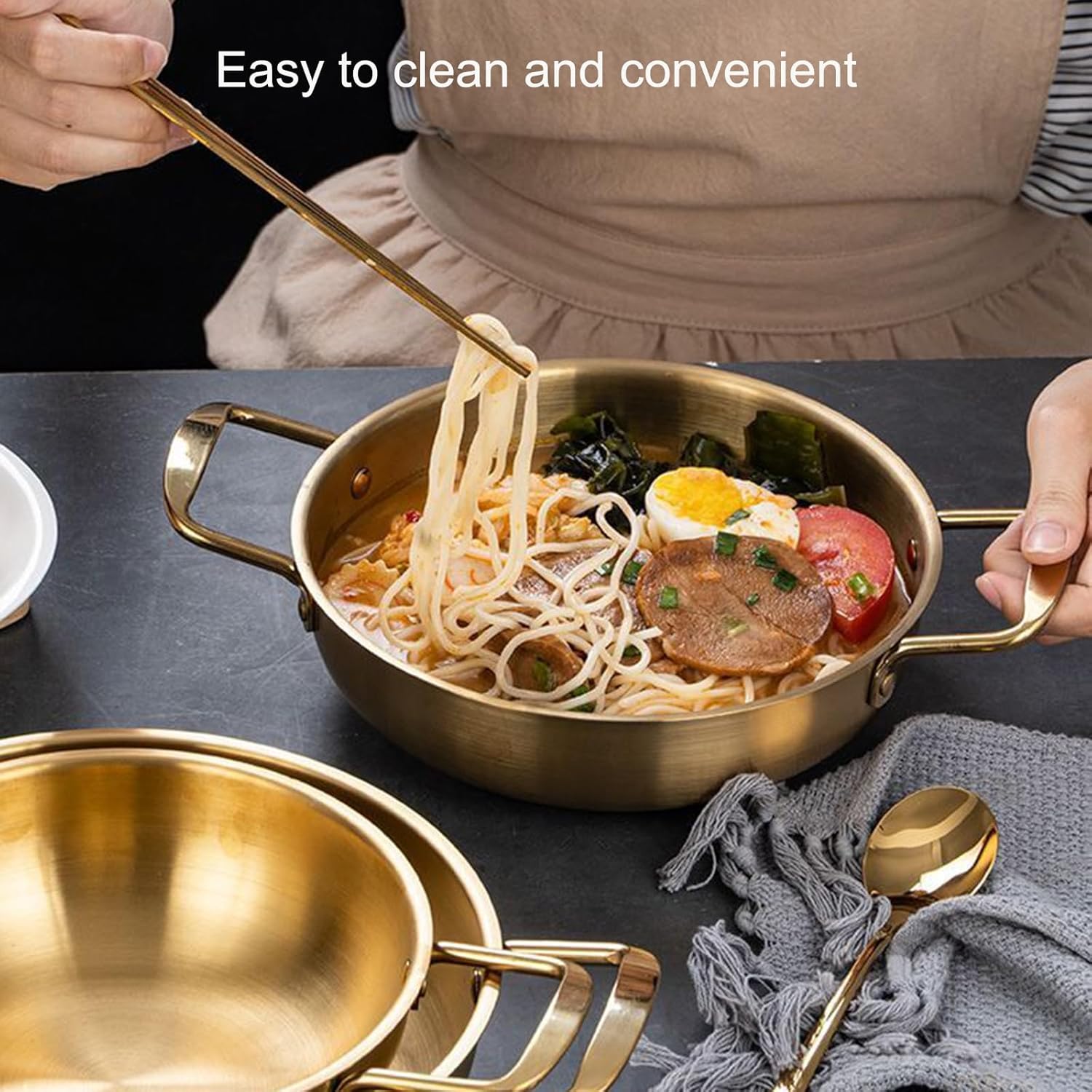UNbit Korean Ramen Pot with Handles