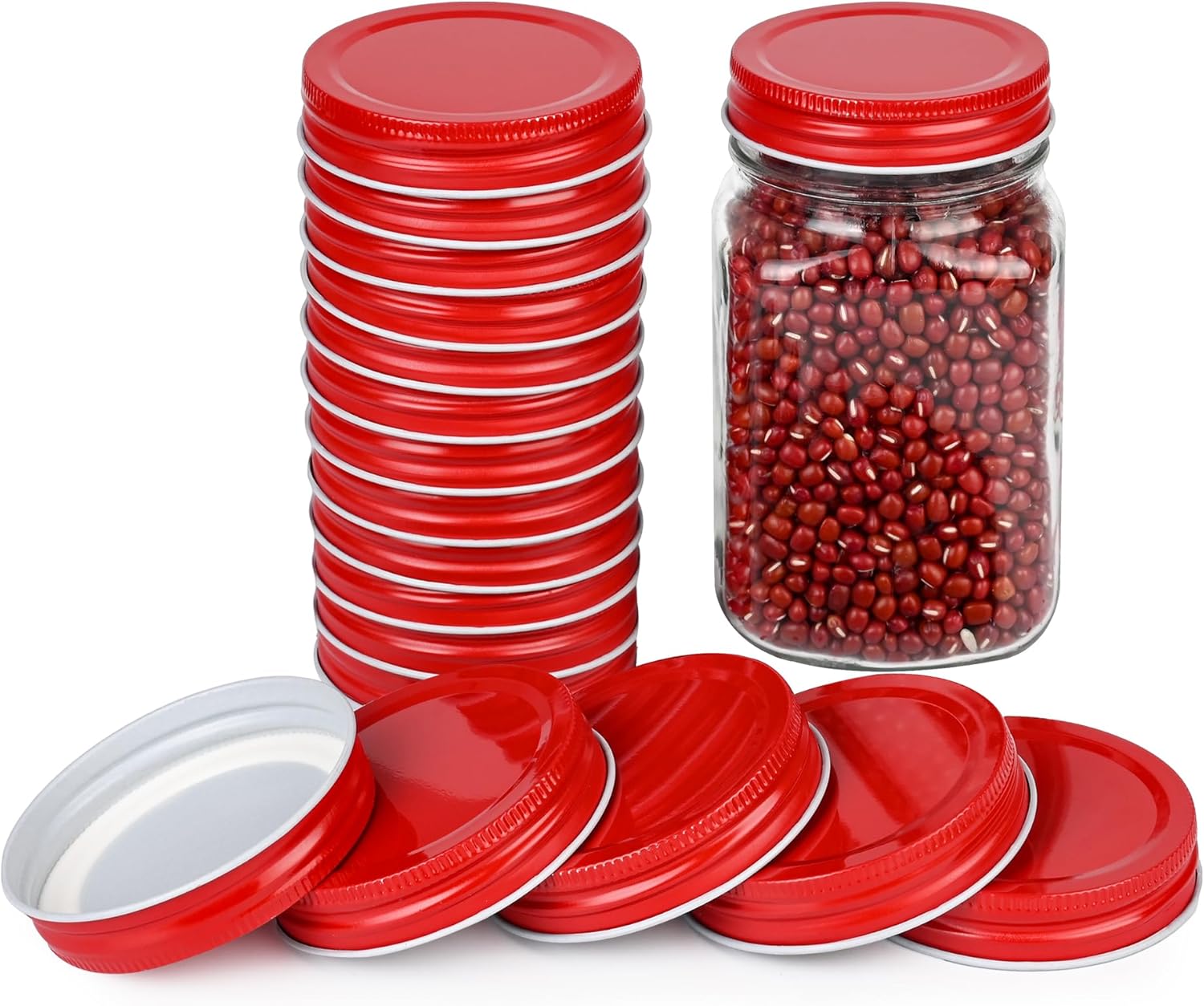 BSL 48-Pack 275 Inch Leak Proof Mason Jar Lids