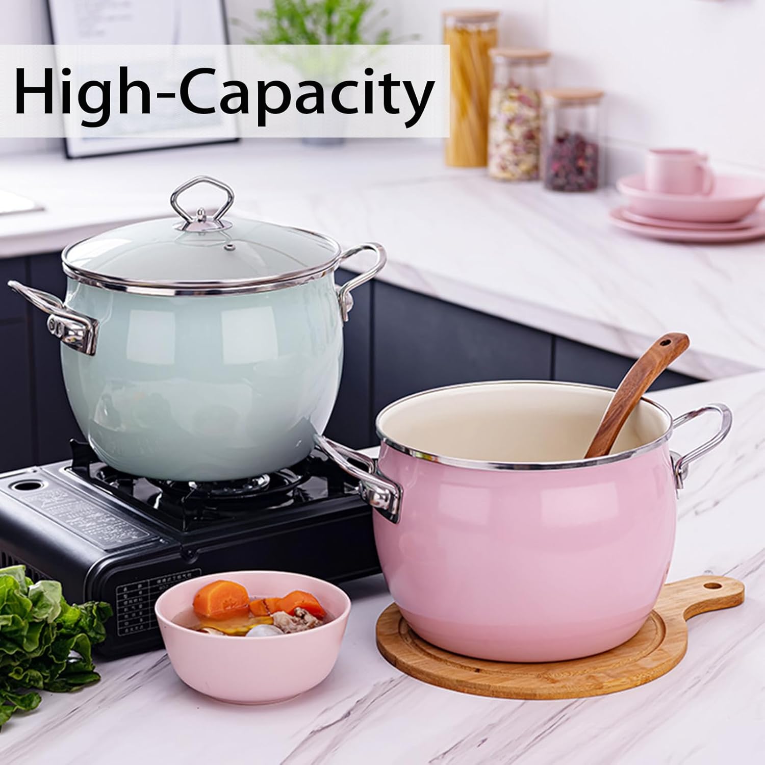 Sturdy 6-Quart Stock Pot with Lid
