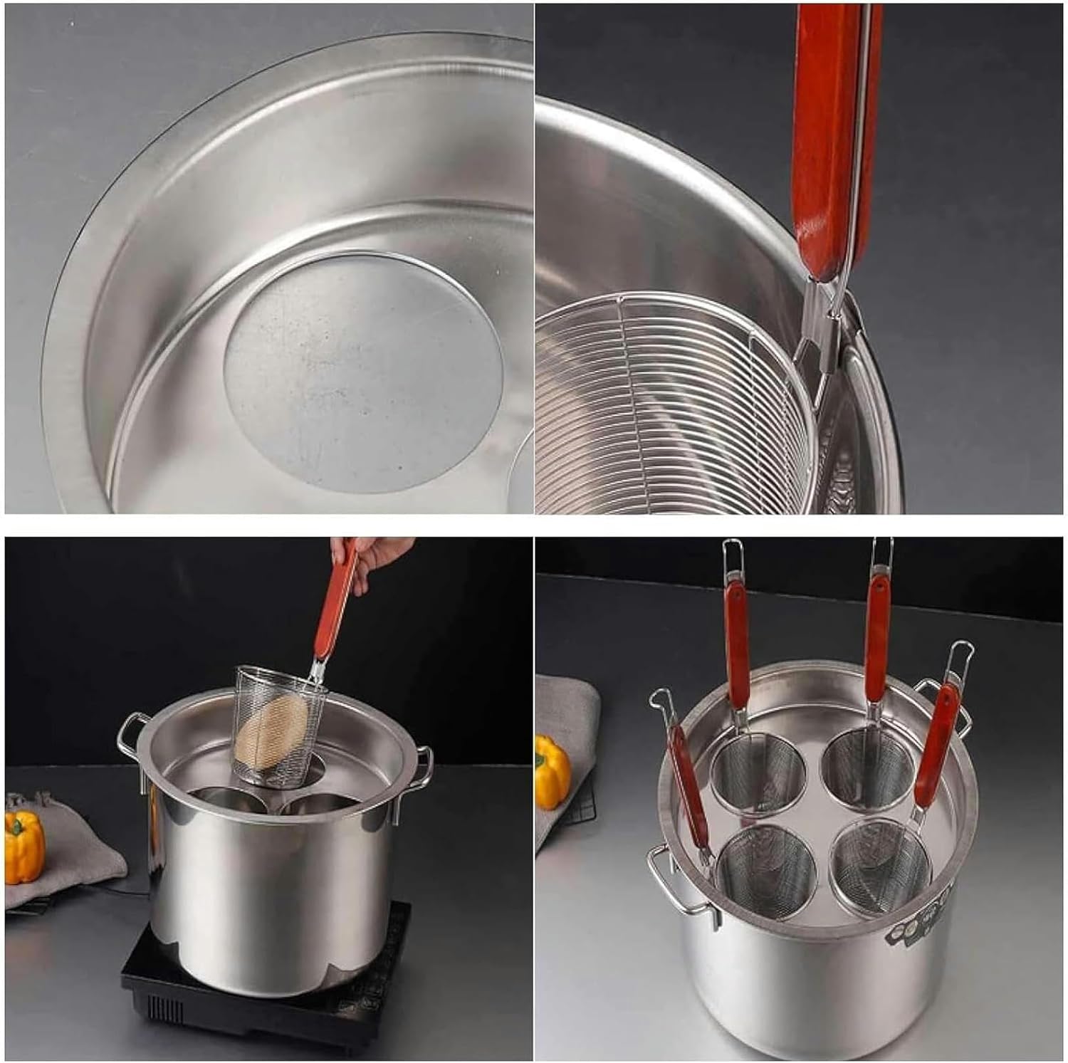 Wzglod Premium Stainless Steel Pasta Cooker Set