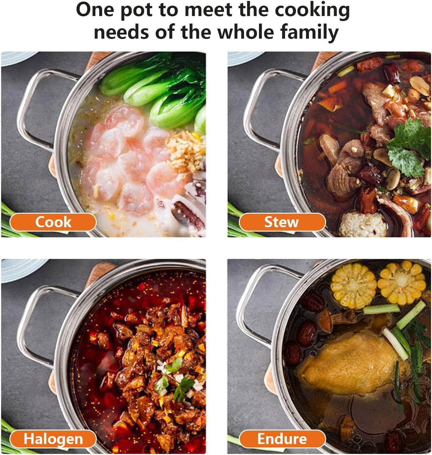 AIZYR 85L Stock Pot Ultimate Cooking Convenience
