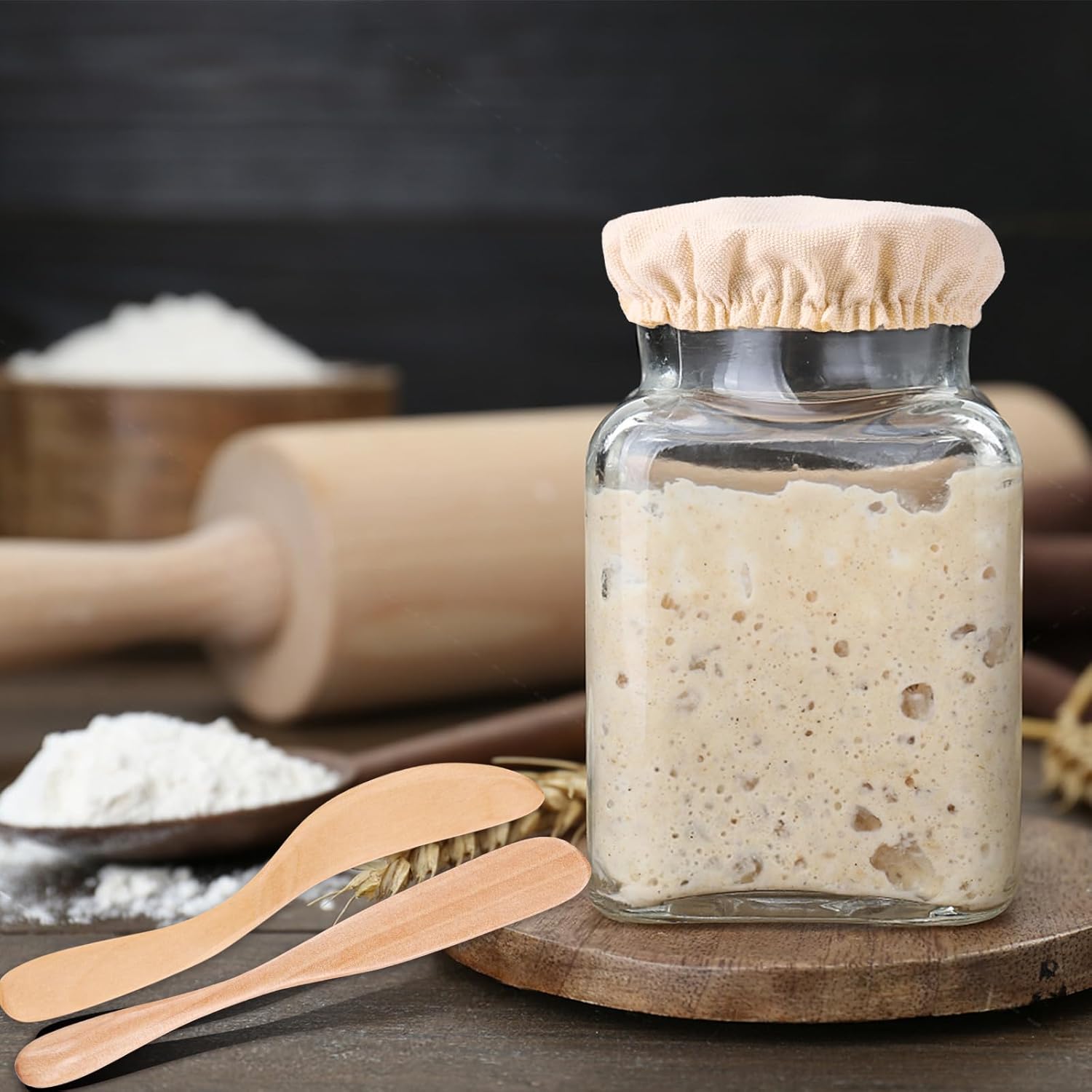 Sourdough Jar Covers 3-Piece