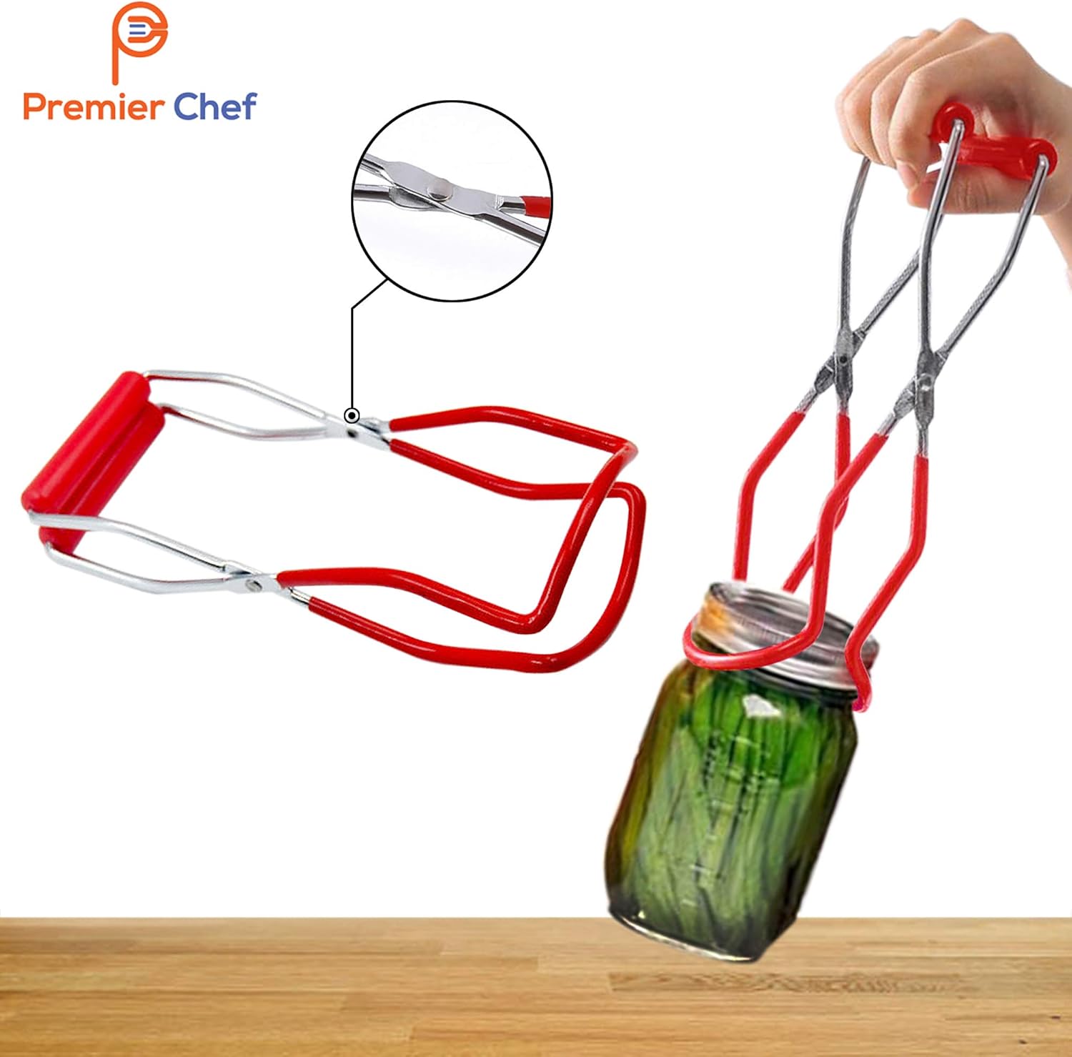 Safe and Effortless Canning Jar Retrieval Tool