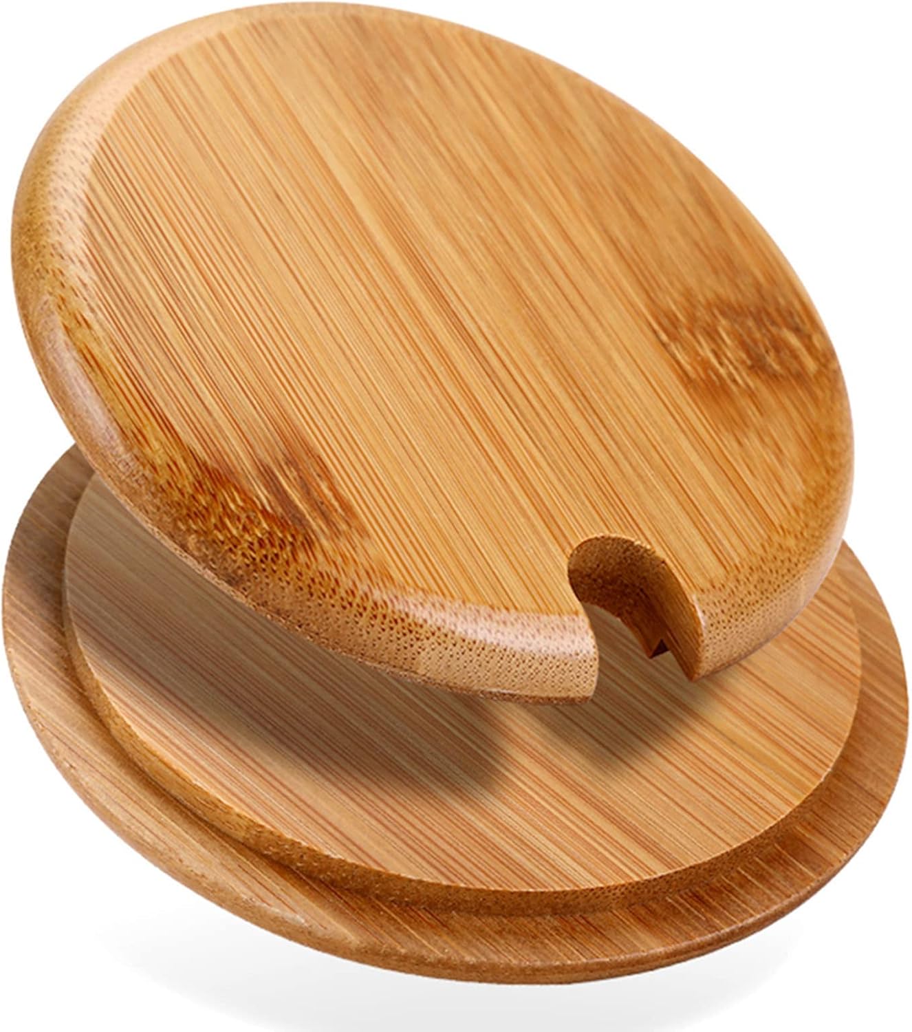 4-Piece Bamboo Mug Lids Heat-Resistant