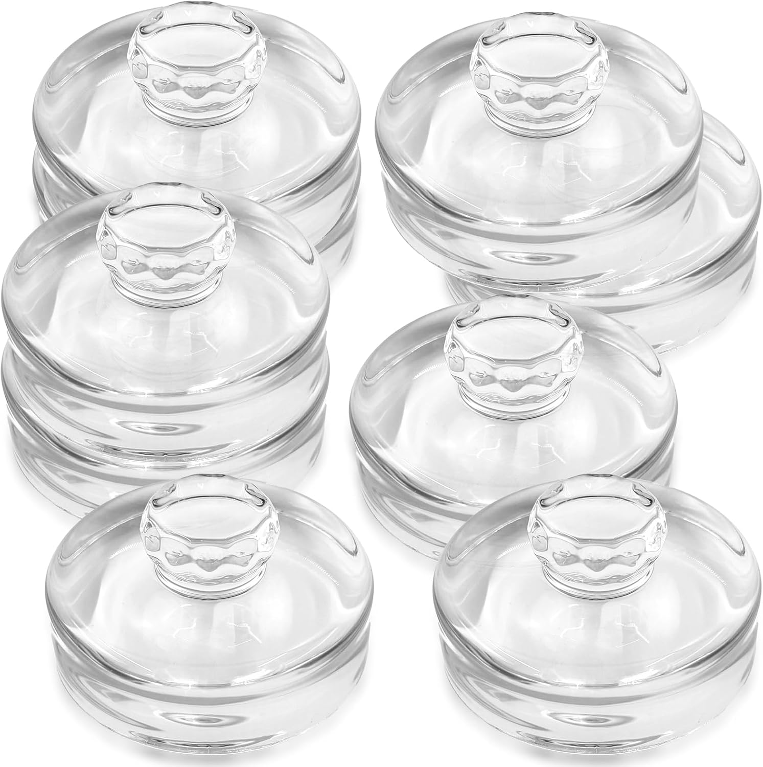 9-Piece Fermentation Glass Weights with Easy Grip Handles