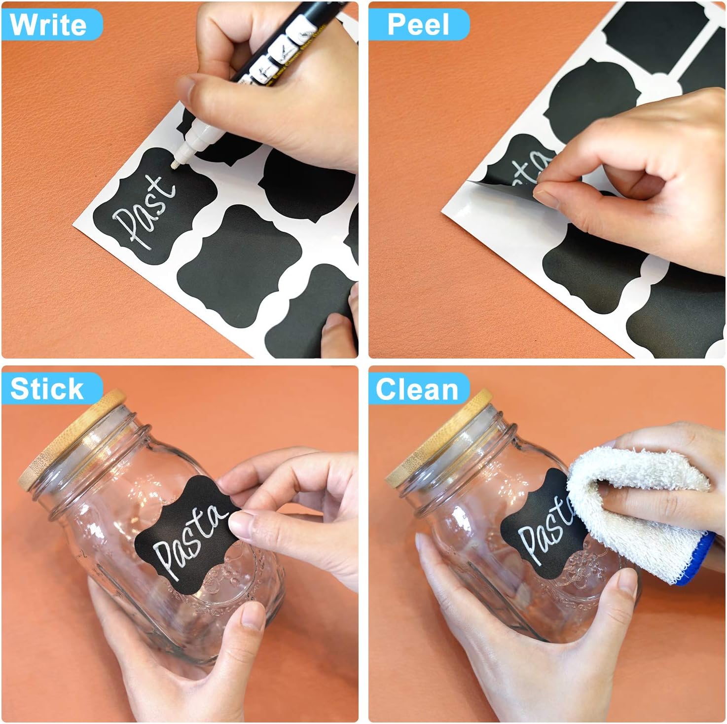 CNVOILA Bamboo Mason Jar Lids for Home Eco-Friendly 8-Pack
