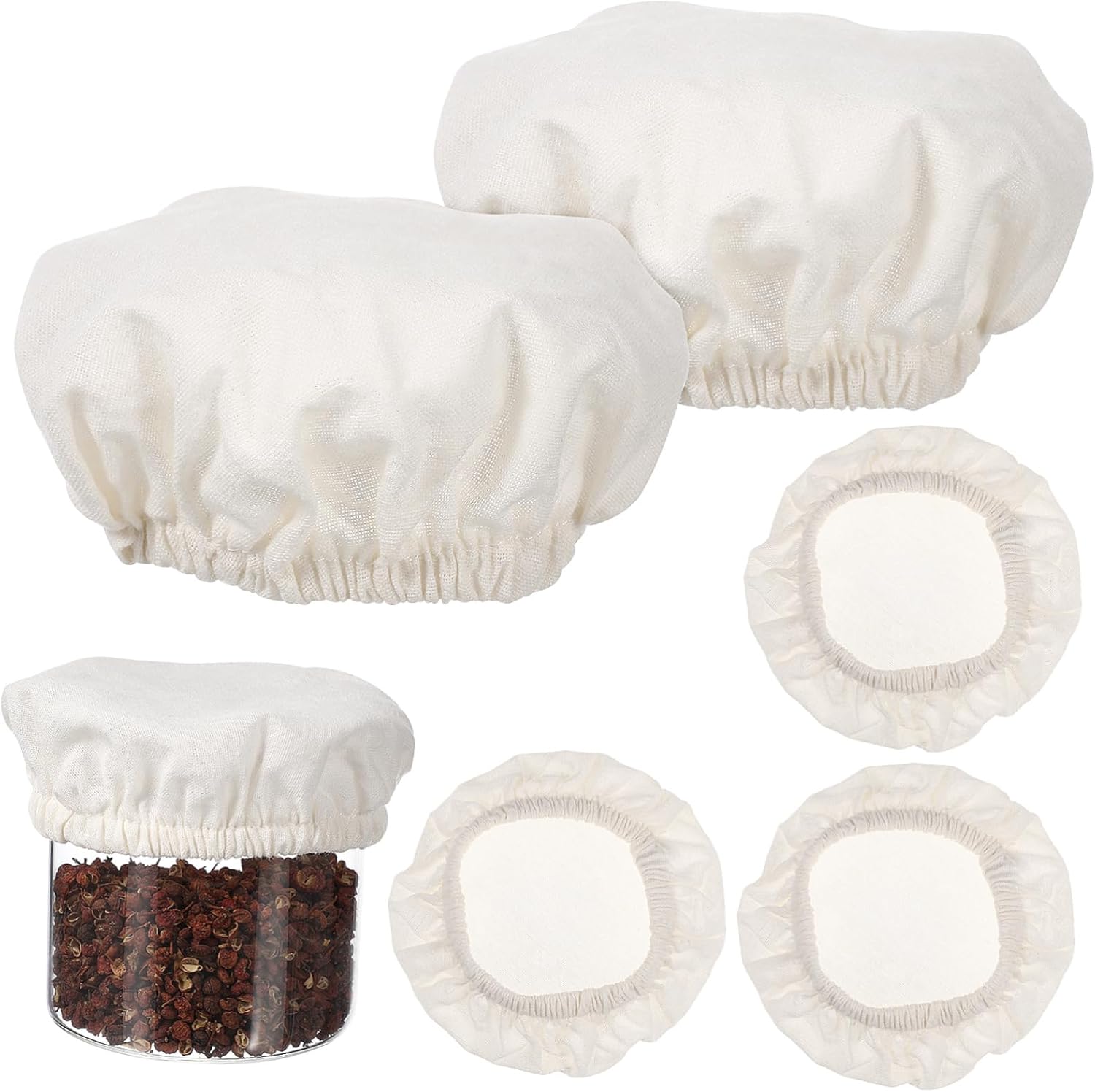 5-Piece Reusable Fermenting Cloth Covers