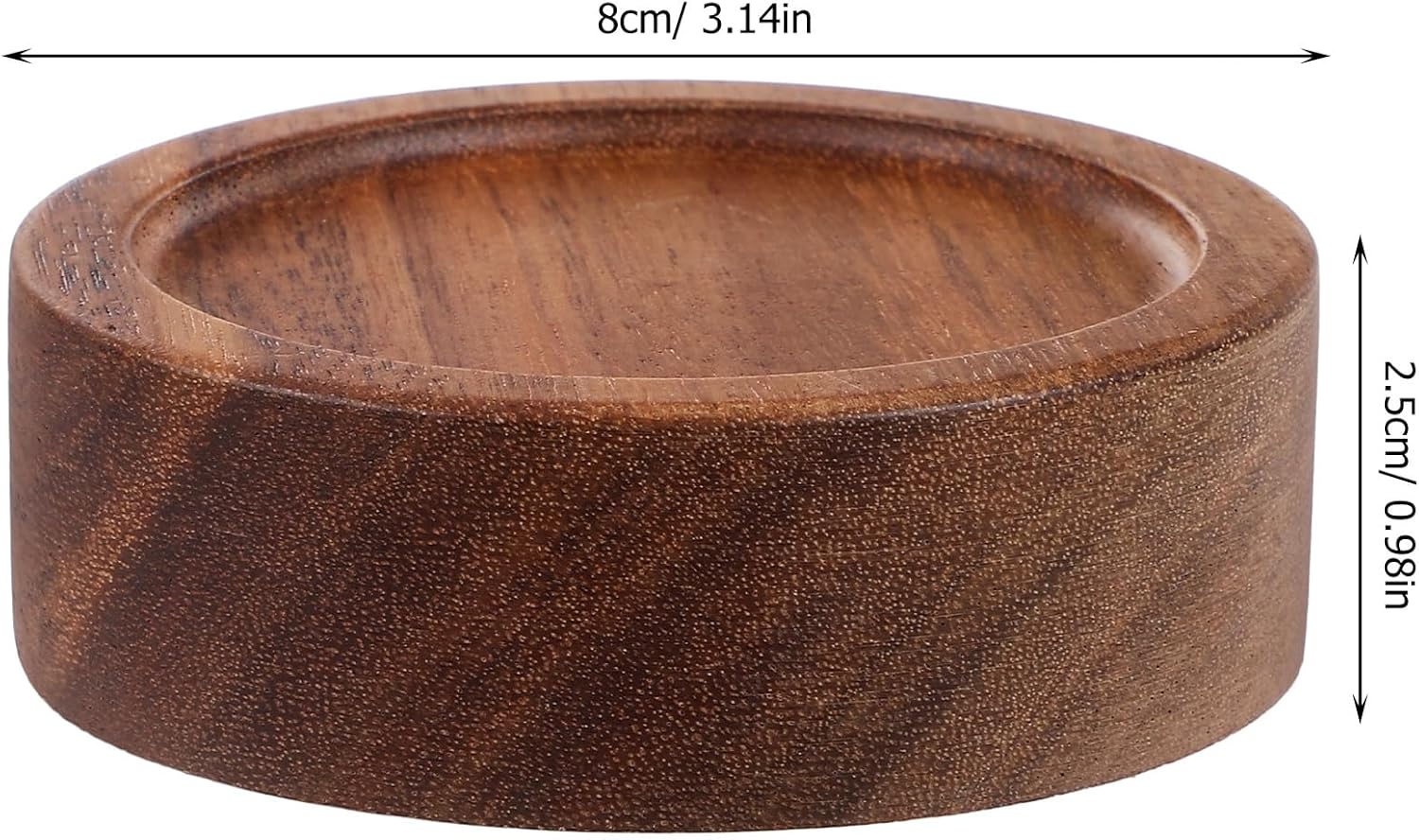 6pcs Reusable Acacia Wood Mason Jar Lids Set
