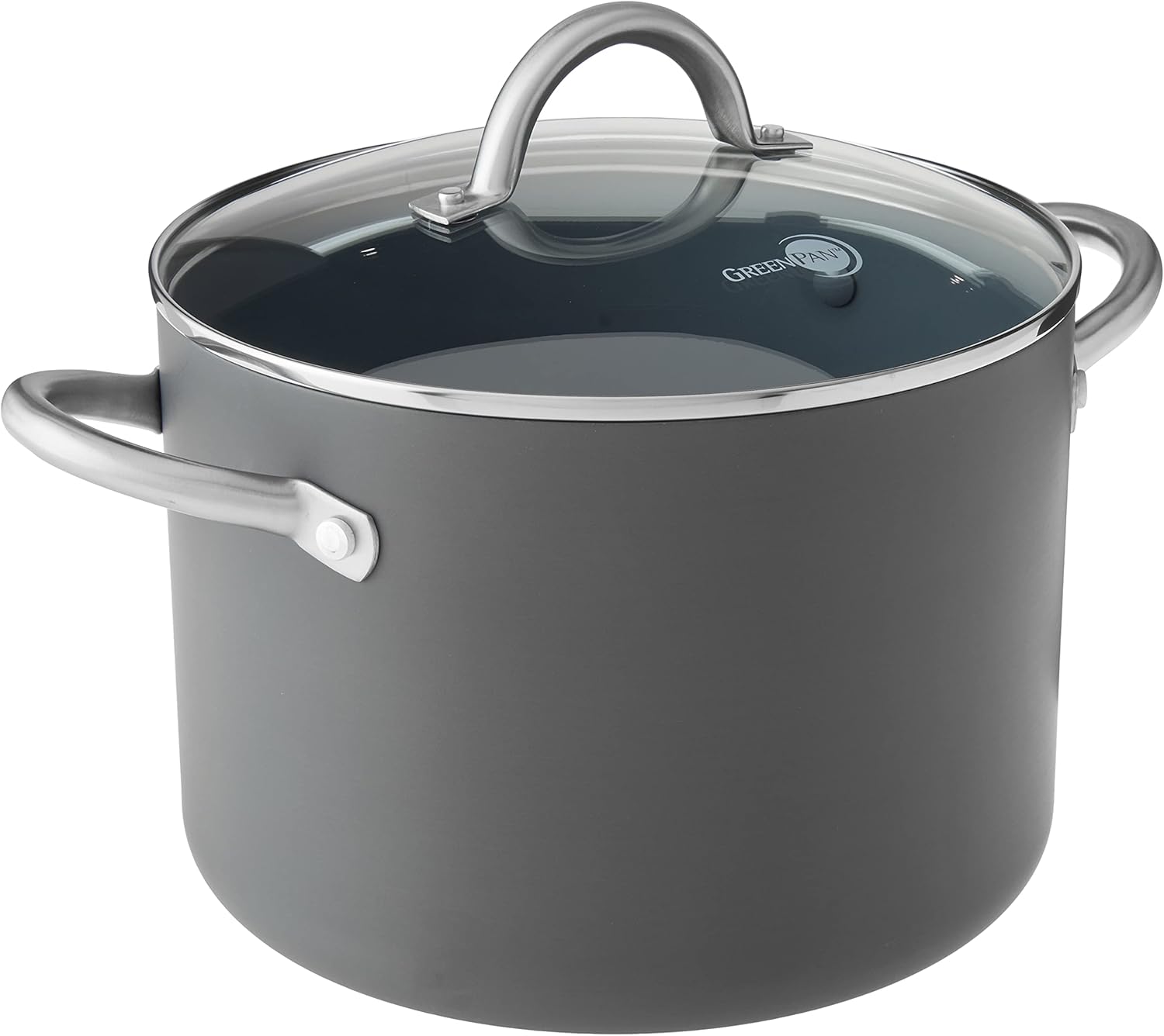 Thermison 8-QT Stock Pot Nonstick Oven Safe